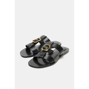 Image Sandales plates Femme Zara 3605/710/800 - Noir à 19,77€
