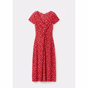 Image Robe midi à imprimé - Rouge à 22,99€