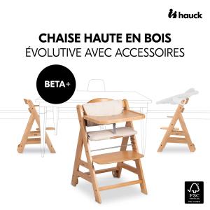 Image Chaise haute Evolutive Hauck BETA+ Newborn Set avec transat 3 en 1 à 189,90€