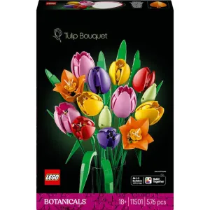 Image Set de construction LEGO Botanicals 11501 Le Bouquet de Tulipes à 49,99€ + 25% OFFERTS sur carte de fidélité