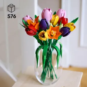 Image Set de construction LEGO Botanicals 11501 Le Bouquet de Tulipes à 49,99€ + 25% OFFERTS sur carte de fidélité