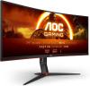 Image Moniteur PC incurvé 34" WQHD AOC Gamer CU34G2XPD 180 Hz, Fast VA, 1ms GTG, FreeSync Premium