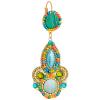 Image Boucles d’oreilles La Chiquita ITALINA - Vertes émeraude à 19€