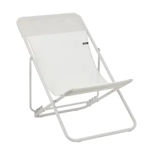 Image Fauteuil transat Lafuma Maxi Transat Colorblock Batyline - Beige à 39,99€