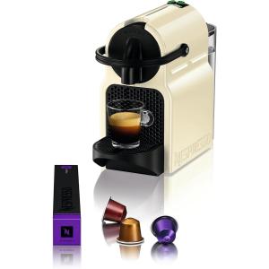 Image Machine à café Nespresso De'Longhi Inissia EN80.CW - Blanc Crème ou Noir à 79€