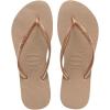 Image Tongs femme Havaianas Slim - Rose Gold à 12,47€