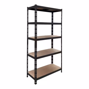 Image Étagère METAL SHELF 5 niveaux - Noir mat à 19,90€