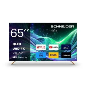 Image TV QLED 4K UHD SCHNEIDER GMS65F1 - Fjord à 399,99€
