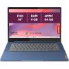 Image Ordinateur portable Lenovo IdeaPad Slim 3 Chromebook 14M868 (RAM 4Go, SSD 64Go) - Bleu à 219,99€