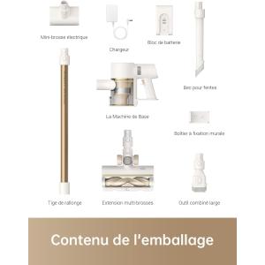 Image Aspirateur balai dreame R10 - Blanc à 129,00€