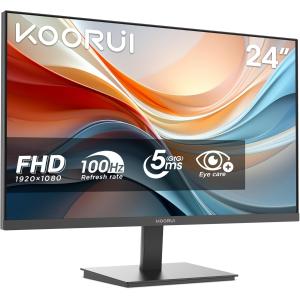 Image Écran PC 24" FHD KOORUI E2412F - Noir à 74,99€