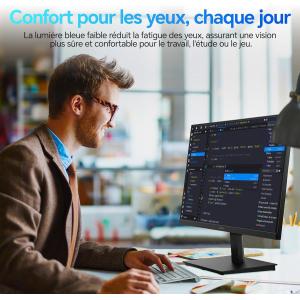 Image Écran PC 24" FHD KOORUI E2412F - Noir à 74,99€