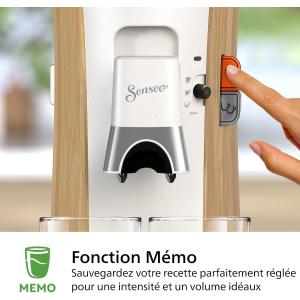 Image Machine à café à dosettes PHILIPS Senseo Select CSA240/06 - Blanc Soie / Eco à 69,99€