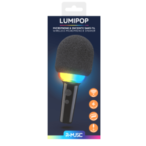 Image Microphone R-Music Lumipop - Noir à 14,99€