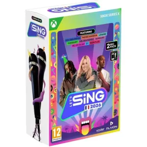 Image Jeu Xbox Series X PLAION Let's Sing 2026 + 2 Micros - Noir à 19,99€