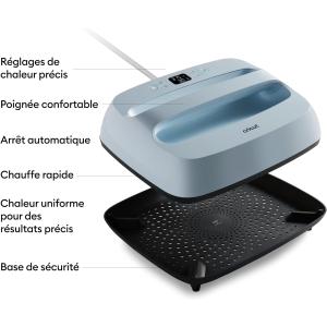 Image Presse à chaud Cricut EasyPress 3 30 x 25 cm - Bleu Zen à 159,99€