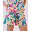 Image Pyjashort Femme pur coton - Tropical Multicolore à 14,40€