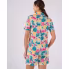 Image Pyjashort Femme pur coton - Tropical Multicolore à 14,40€