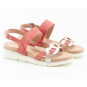 Image Sandales compensées Femme Amortyl - Vieux Rose à 27,99€