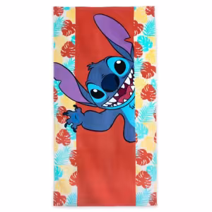Image Serviette de plage Personnalisable à -25%. Ex. Disney Stitch, Lilo & Stitch à 15,00€