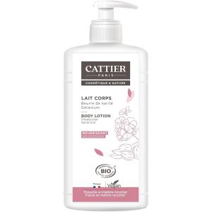 Image Lait corps Cattier Beurre de Coco Vanille Bio 500ml - à 7,84€