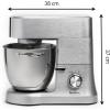 Image Robot pâtissier Moulinex Masterchef Grande QA810D01 - Silver à 289,99€