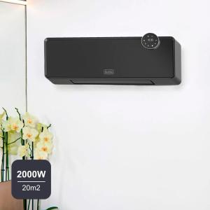 Image Chauffage mural BLACK+DECKER BXWSH2001E 2000W - Noir à 79,00€