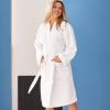 Image Peignoir Françoise Saget Peignoir adulte - Anthracite, Cyclamen ou Blanc à 29,95€