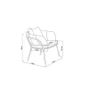 Image Salon de jardin détente ECLOZ Flavien - Vert à 239,20€