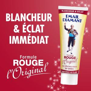 Image Dentifrice Email Diamant Formule Rouge L'Original - Original à 9,99€