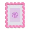 Image Cadre photo HEMA 15x20 cm bois Rose ou Corail ondulé - à 3€