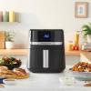 Image Friteuse sans huile Russell Hobbs Air Fryer Rapid Air 5,5L 27621-56 - Noir et Argent à 49,99€
