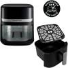 Image Friteuse sans huile Russell Hobbs Air Fryer Rapid Air 5,5L 27621-56 - Noir et Argent à 49,99€