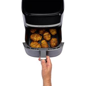 Image Friteuse sans huile Russell Hobbs Air Fryer Rapid Air 5,5L 27621-56 - Noir et Argent à 49,99€