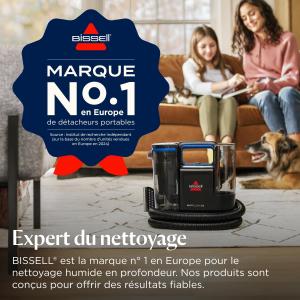 Image Shampouineuse BISSELL SpotClean C5 - Noir, Bleu Cobalt à 99,99€