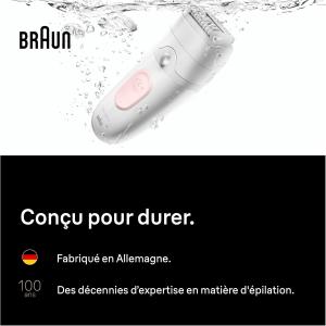 Image Épilateur électrique Braun Silk-épil 5 5-030 - Rose à 66,10€