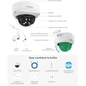 Image Caméra de sécurité Reolink Duo 3V PoE - Noir à 132,99€