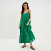 Image Robe longue CREEKS - Vert canard à 9€