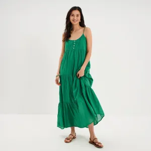 Image Robe longue CREEKS - Vert canard à 9€