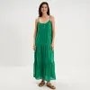 Image Robe longue CREEKS - Vert canard à 9€