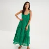 Image Robe longue CREEKS - Vert canard à 9€
