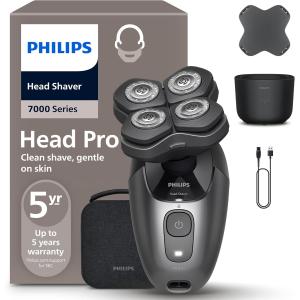 Image Rasoir pour crâne Philips Head Shaver Pro 7000 HS7980/15 - Noir à 74,99€