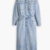 Image Robe-chemise Levi's Mi-longue Denim - Feeling This - Bleu à 60,00 €