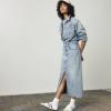Image Robe-chemise Levi's Mi-longue Denim - Feeling This - Bleu à 60,00 €