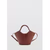 Image Mini sac à bandoulière style cabas Mango - Marron moyen à 23,99€