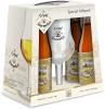 Image Coffret Bière Tripel Karmeliet 4 Bouteilles 33cl + 1 verre