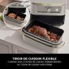 Image [Prime] Friteuse sans huile NINJA Foodi FlexDrawer AF500EUSD - Stone/Or à 174,99€