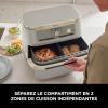 Image [Prime] Friteuse sans huile NINJA Foodi FlexDrawer AF500EUSD - Stone/Or à 174,99€