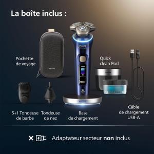 Image Rasoir électrique PHILIPS i9000 Prestige Ultra XP9401/38 - Black à 299,89€