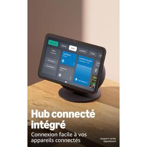 Image [Prime] Pack Amazon Echo Show 8 (nouvelle génération) + Ring Caméra Extérieure Plus sans fil - Graphite / Blanc à 159,99€